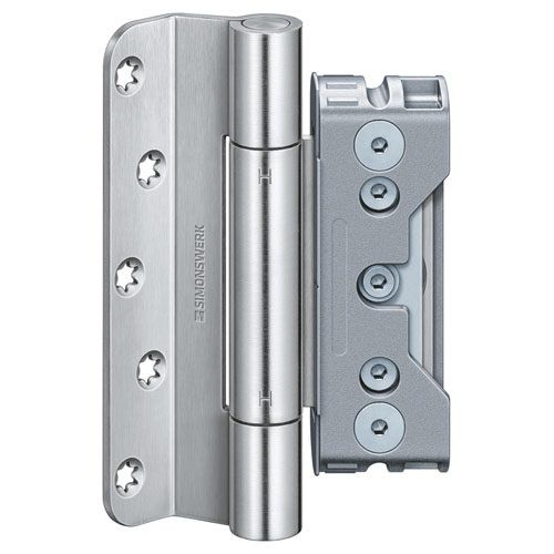 Sissepääsu ukse hinged  (3 hinged) BAKA Protect 4049 3D MSTS, harjatud roostevaba teras