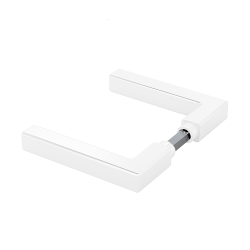 607 W95 uksekäepidede paar + telg, RAL9016 valge 095