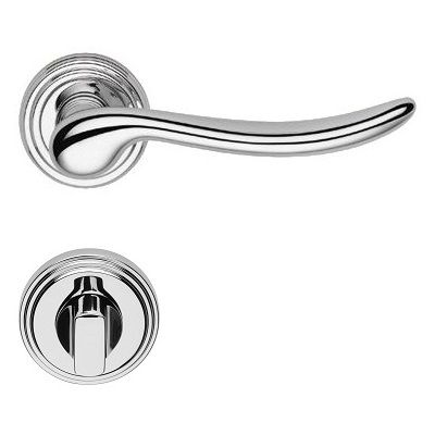 BETA käepide/roseti komplekt 011 WC 261NT, messingist kroomitud