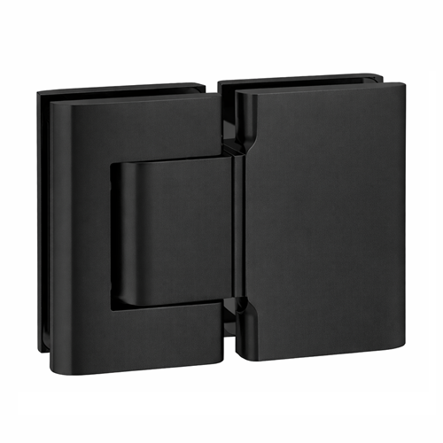 BL 8015 SOL Kahepoolne hinge tahkete klaasuste jaoks, klaas/klaas, mattmust RAL9005 (062)