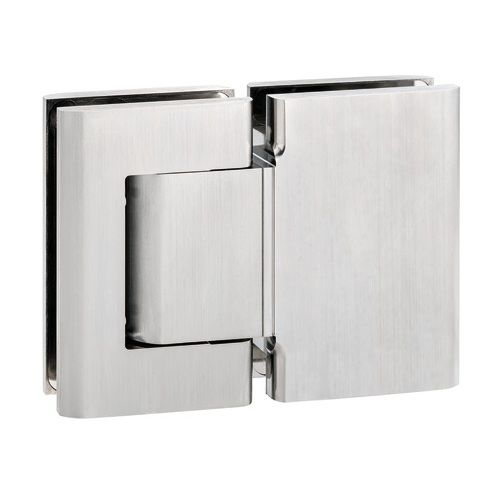 BL 8015 SOL Kahepoolne hinge tahkete klaasuste jaoks, klaas/klaas, PVD roostevabast terasest toon (013)