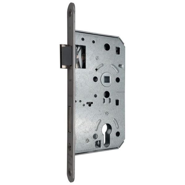 Mortise lock 1000 for fireproof doors PZ 55/72/24, stainless steel, RIGHT