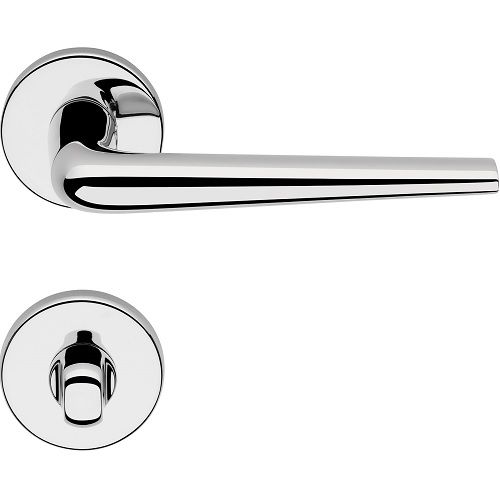 BRIXIA käepide/roseti komplekt 101 WC 117NT, poleeritud kroomitud