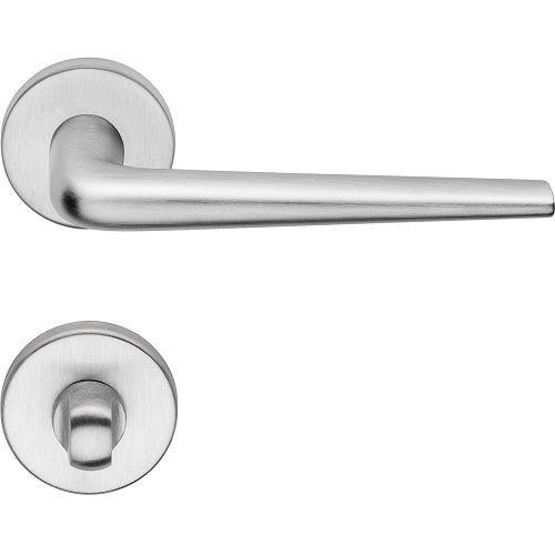 BRIXIA ZINCRAL käepide/roseti komplekt 101 WC 117NT, harjatud kroomitud