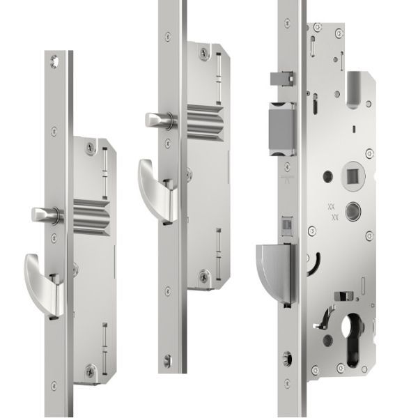 Multi-point lock BS-3700-F PZ/ 65/92-20-8mm, milling B003, light galvanized