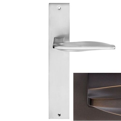 AQUA handle BAC set with long backplate, matt bronze