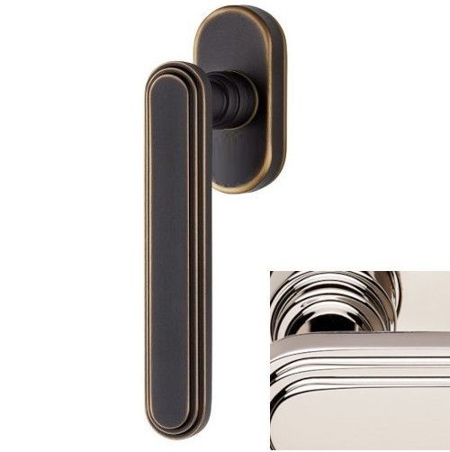 CHIC DK window handle, polished nickel