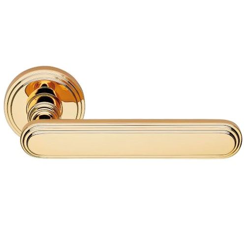CHIC handle set with roses 004 BAC, gold plated