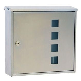 Letterbox CHICAGO E, 355x346x100mm, st.steel