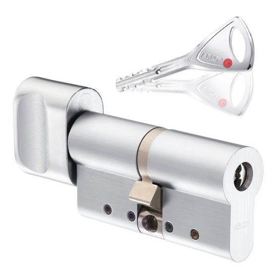 ABLOY PROTEC2 profiilsilinder nupuga 31-31mm, matt kroomitud