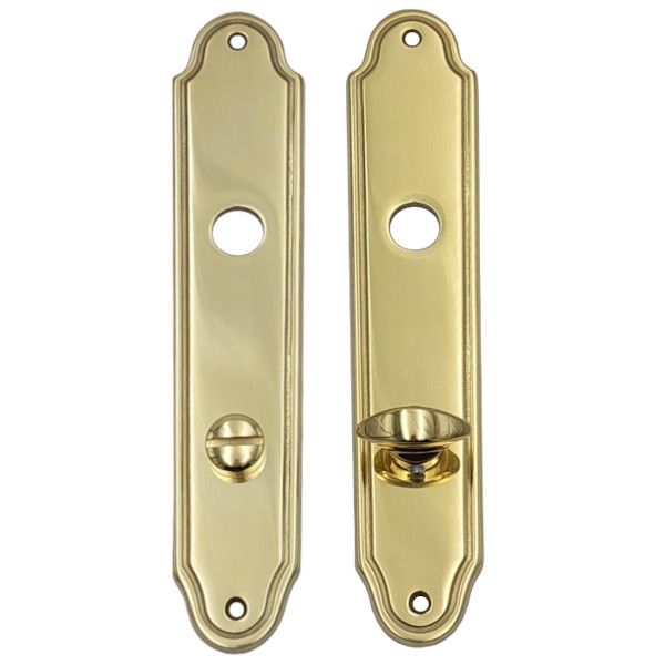 CLIO lingiplaadid WC 78mm, messingist poleeritud