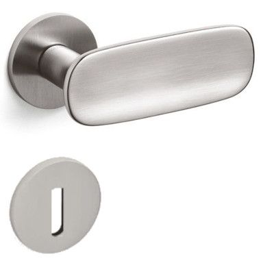 CONCA handle/rose set BB, rose 5 mm,superstainless steel satined
