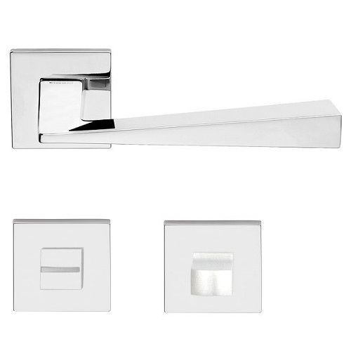 CONICA ZINCRAL käepide/roseti komplekt 024 WC 234NT, poleeritud kroomitud