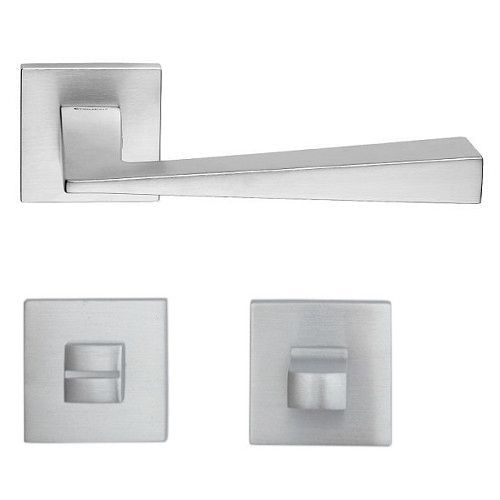 CONICA ZINCRAL käepide/roseti komplekt 024 WC 234NT, matt kroomitud