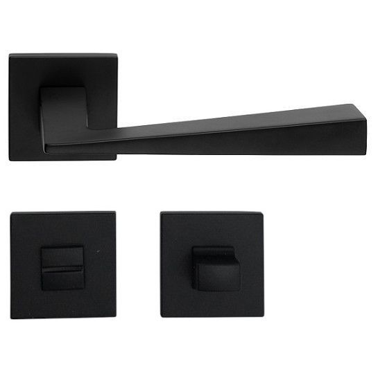 CONICA ZINCRAL käepide/roseti komplekt 024 WC 234NT, matt must