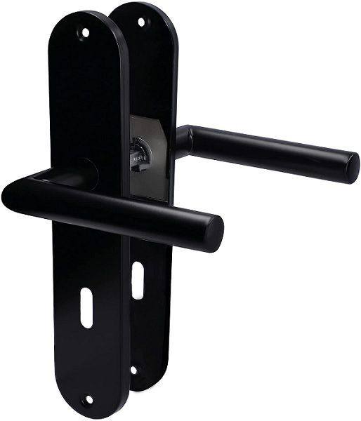 CONTE handle/renovation backplate set BB72, black