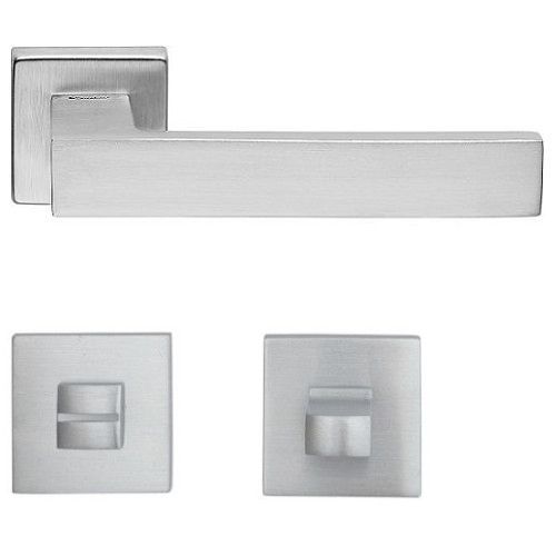 CORNER ZINCRAL käepide/roseti komplekt 024 WC 234NT, matt kroomitud