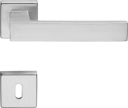 CORNER ZINCRAL käepide/roseti komplekt 024 BB, matt kroomitud