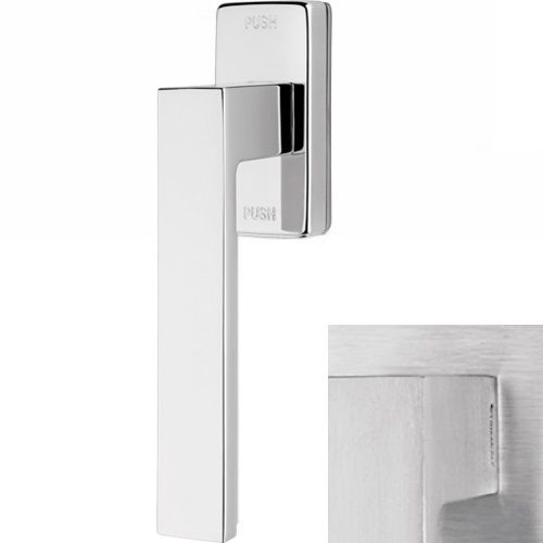 CORNER ZINCRAL aknakäepide SMARTBLOCK funktsiooniga, matt kroomitud