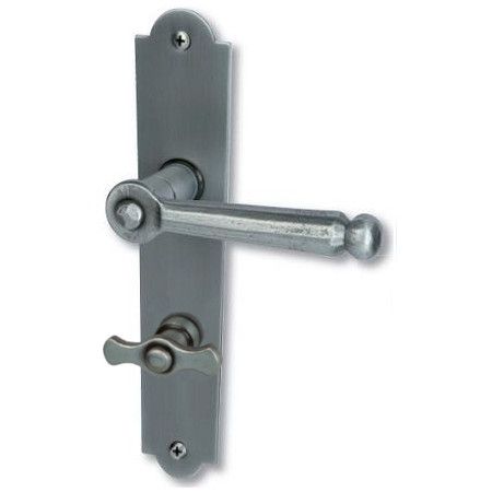 David-LS Handle set with backplates WC grt., antique iron