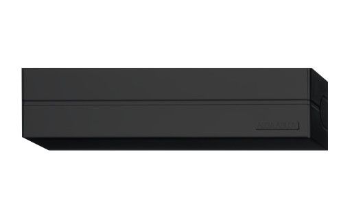 DC336 door closer profile, black