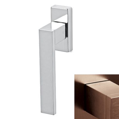 Window handle DIANA K206, copper tone PVD, satin (RS)