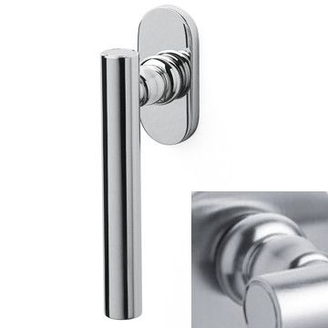 Window handle DOLCE VITA K243B, chrome-plated, satin (CO)