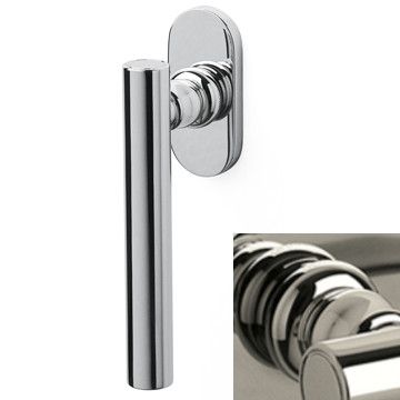 Window handle DOLCE VITA K243B, nickel-plated PVD, polished (NL)