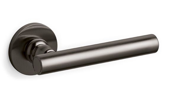 DOLCE VITA handle/rose set. BAC, rose 5 mm. superanthracite satined