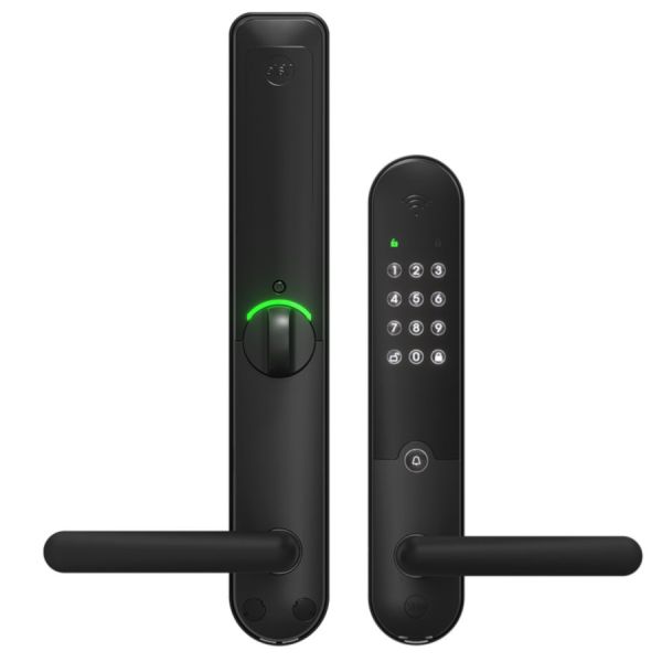 DOORMAN L3S handle/lock set with 1 fob, black