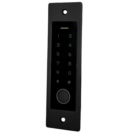 Süvistatav koodpaneel EF4-BT, RFID / PIN / APP / sõrmejälg, IP55, must