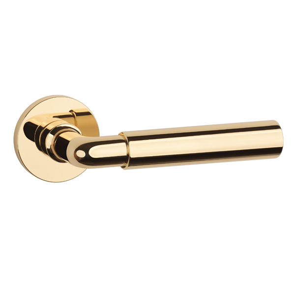 AS FICARIA BAC handle set with round roses, gold-tone polished