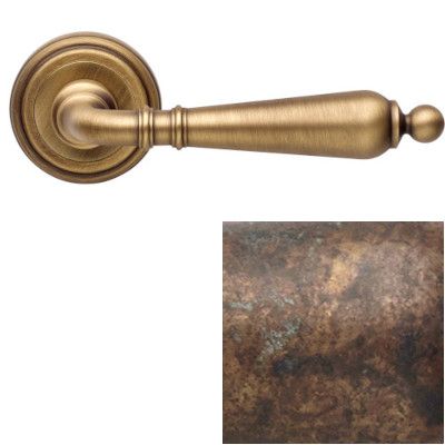 FLORENZIA handle/rose 011 set.BAC, aged brass