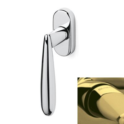 Window handle FUTURA K172, gold tone PVD, polished (ZL)