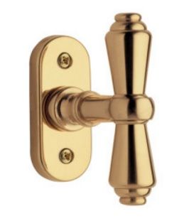 Window handle GINEVRA, polished brass