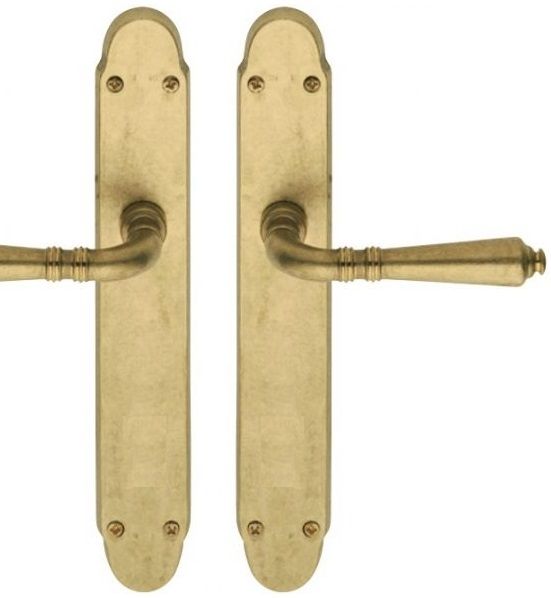 GINEVRA handle/backplate set.BAC, rustic brass (1M)