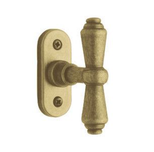 Window handle GINEVRA, brass rustic