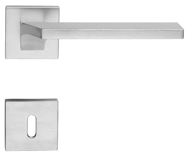 GIRO ZINCRAL käepide/roseti komplekt 024 BB, matt kroomitud