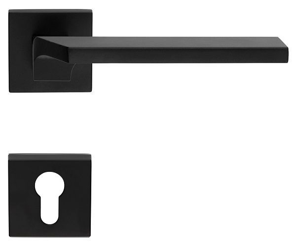 GIRO ZINCRAL käepide/roseti komplekt 024 PZ, matt must