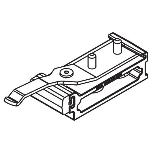 Rööpapeatus, lukustatav, HAWA-Junior 120 jaoks