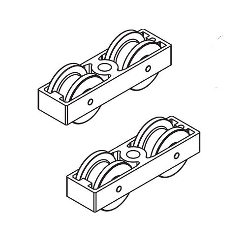HAWA-JUNIOR 100 Z rullikomplekt (2 tk)