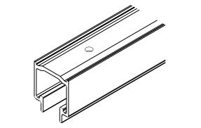 HAWA 16853 Variofold/Centerfold siin, perforeeritud, anodeeritud (hind 1 m kohta)