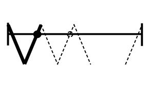 HAWA 19534 Variofold 80 H kokkupandav liuguks Grt.2 2 külglehe jaoks ilma põrandarööpata.