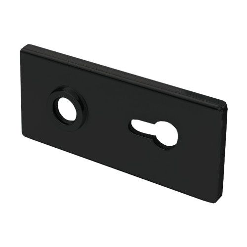 Ristkülikukujuliste lukkude D68XW00 katete komplekt 681WSC PZ, RAL9005 melna (062)