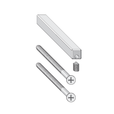 HS PORTAL handle fixing set DB 50-92mm