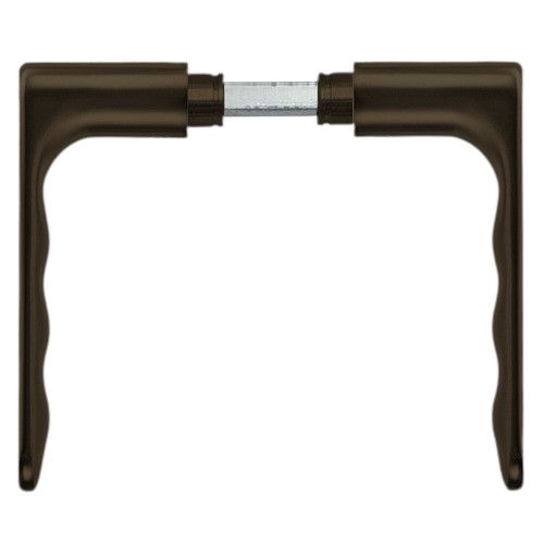 IN.00.177 pair of handles, spindle 8mm, without roses, black PVD (TB)