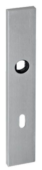 Backplates with invisible screws, BB/72, stainless steel