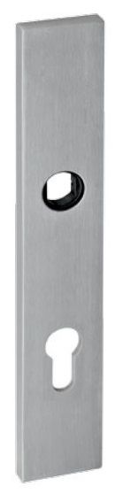 Backplates with invisible screws, PZ/72, stainless steel