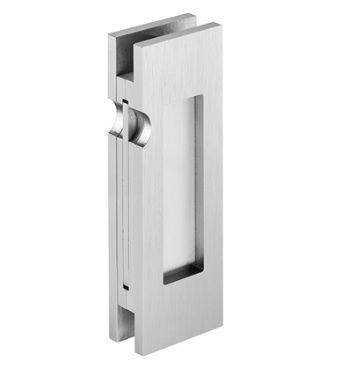 Sliding door handle for glass, stainless steel