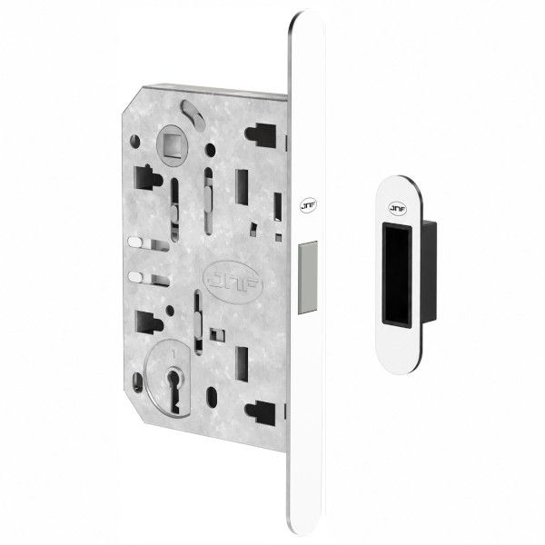 IN.20.877 Magnetlukk BB90/50 vasturauaga, Itaalia standard, valge RAL9016